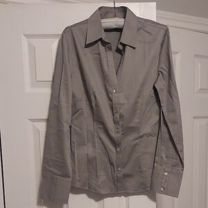 Banana Republic Light Gray Dress Shirt